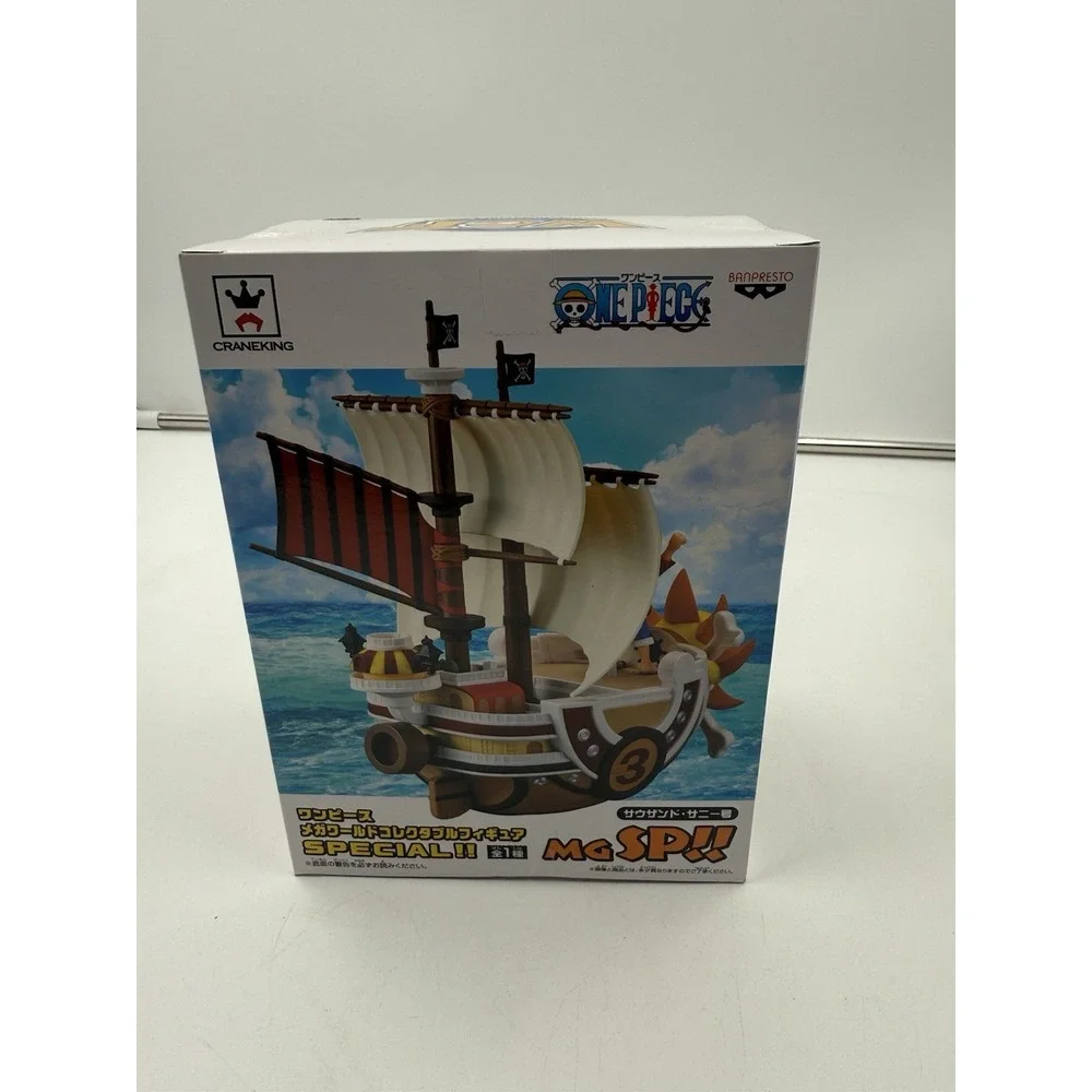 One Piece WCF THOUSAND SUNNY MEGA SPECIAL‎ MGSP Ship Figure with Luffy Banpresto